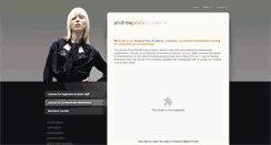 Desktop Screenshot of andrew-price-hairdressing-academy.com